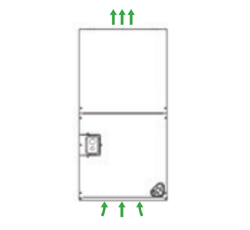 R454B 14.3 SEER2 Air Handler Vertical Up Airflow