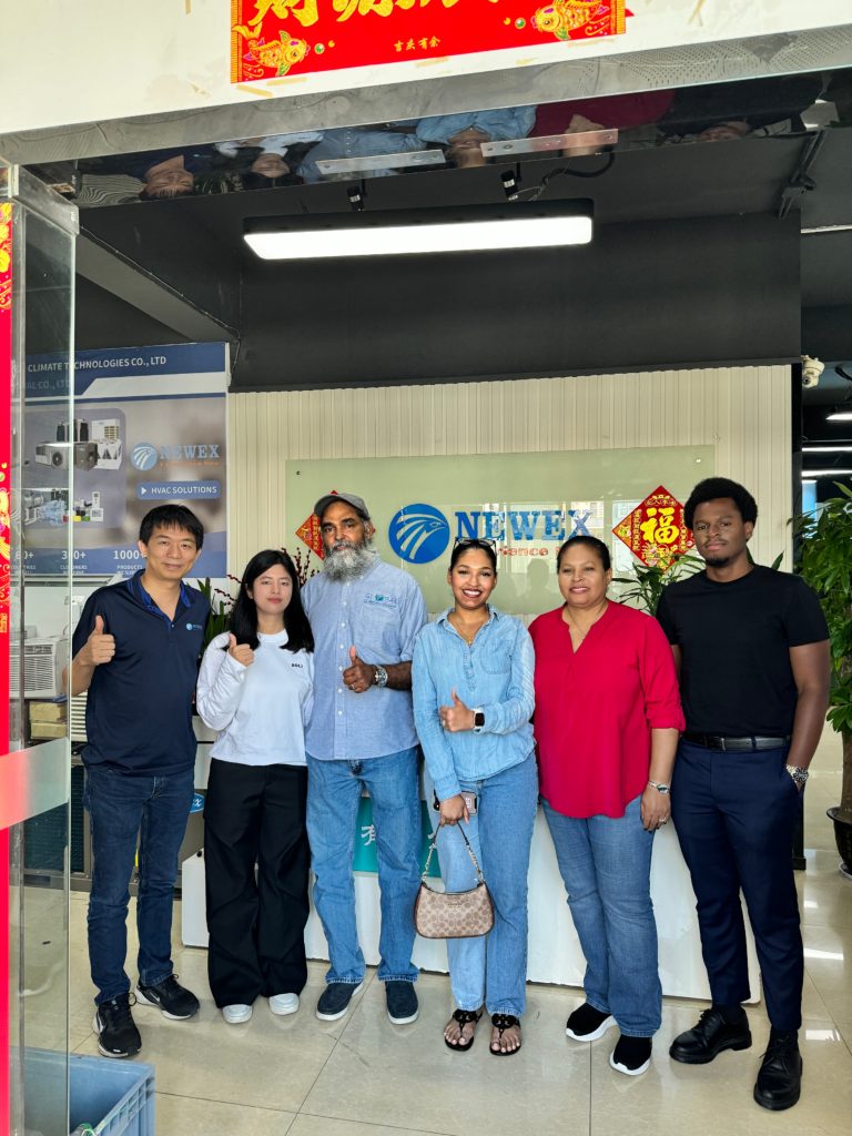 NewexHVAC Customers who completed transactions during the Canton Fair Guyana Customers