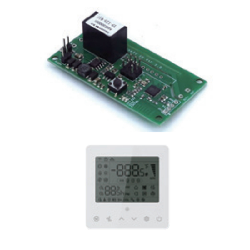 24V low voltage control & RS485 wire control available, Optional RS485 wire controller for better performance.