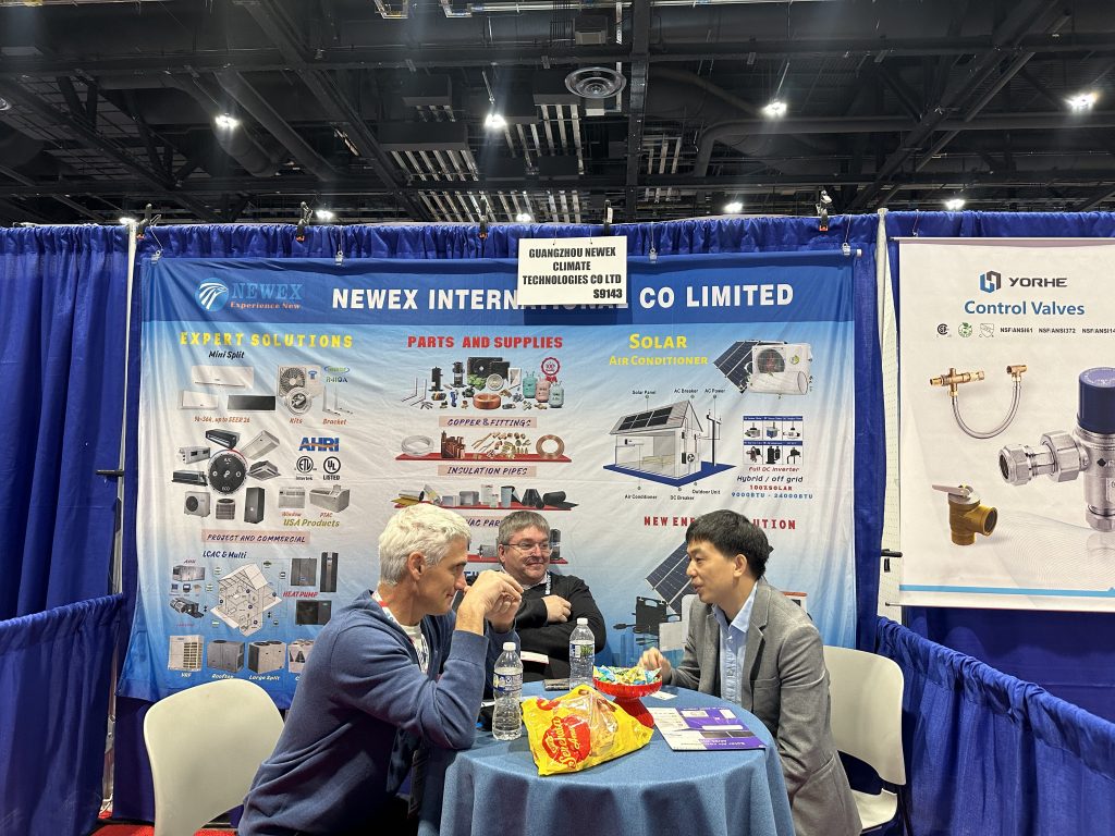 Showcasing innovative HVAC solutions at AHR Expo, 2025.